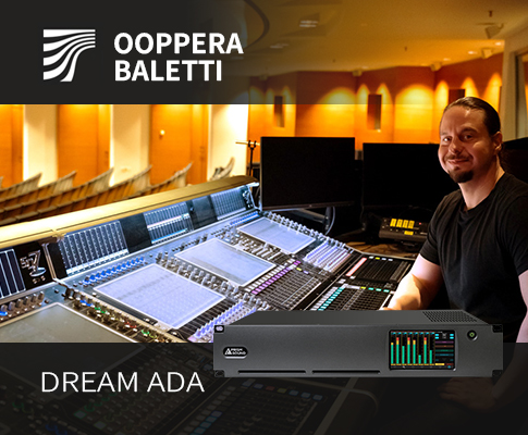 Finnish National Opera and Ballet chooses Prism Sound Dream ADA for future-proof audio flexibility